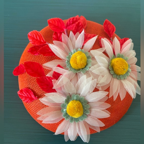 Kentucky Derby Hat Fascinator Kentucky Oaks Church Tea Equestrian Millinery - Picture 4 of 5